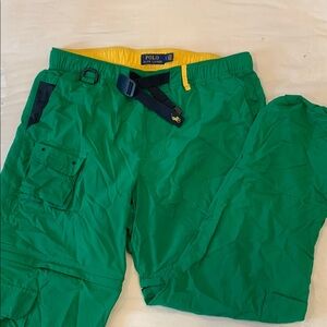 Ralph Lauren Green Cargo Pants with Belt